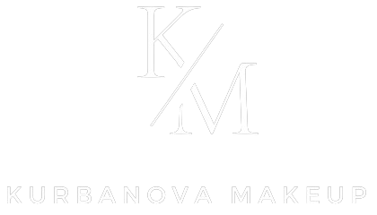 Kurbanova makeup artist rimini logo black and white